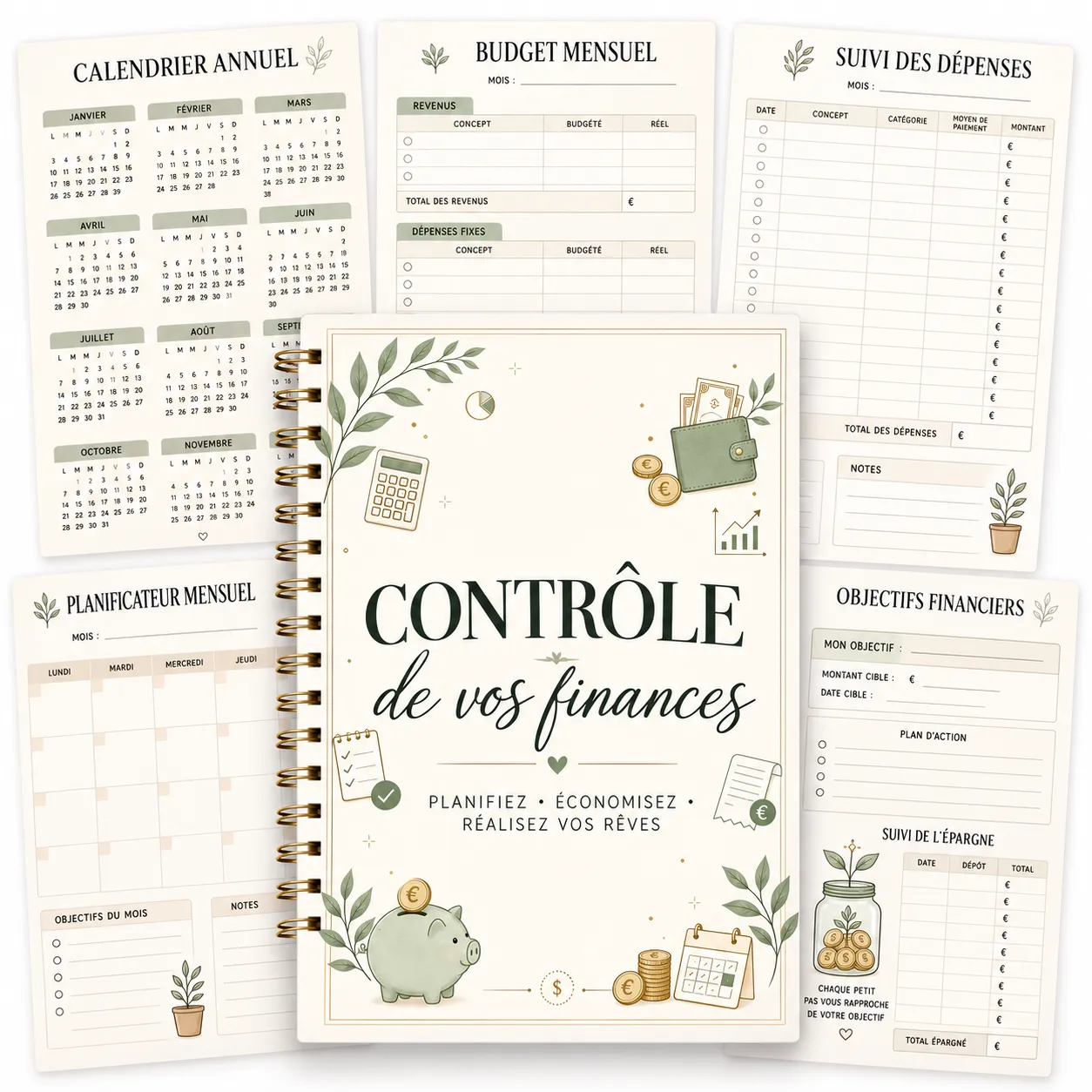 Planificateur Contrôle de Dépenses - couverture